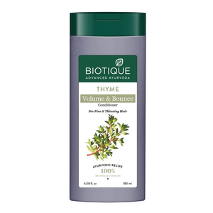 Après-shampoing volumisant à la thym pour cheveux fins et clairsemés – Formule cosmétique qui ajoute du volume, une texture lisse et une brillance éclatante - Product Image 1