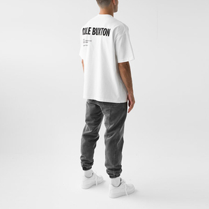 Pantalon de survêtement homme 445 g/m² coupe ample à bas ouvert, style athlétique, directement de l'usine - Product Image 4