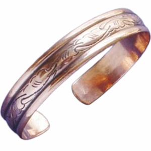 Asthamangal New Arrival Elegant and Stylish Seven Chakra Wide <b>Copper</b> Charm Religious <b>Bracelet</b> Handmade From Nepal for Women - Product Image 5