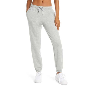 Pantalones Deportivos de Cintura Alta para Mujer, Invierno, con Cordón Ajustable, para Correr y Trotar, 100% Algodón, con Bolsillos - Product Image 1