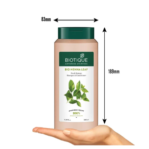 Champú y Acondicionador de Textura Fresca con Hoja de Henna para el Cuidado Diario del Cabello, Ayuda a Limpiar, Nutrir y Mantener un Cabello Suave y Liso - Product Image 3