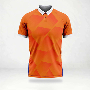 เสื้อคริกเก็ตคุณภาพสูงระดับมืออาชีพ ผ้าโพลีเอสเตอร์ แห้งเร็ว น้ำหนักเบา ชุดทีม ออกแบบเองได้ ผ้าโพลีเอสเตอร์กันความชื้น - Product Image 3