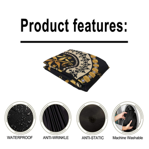 ผ้าคลุมตัดผมคุณภาพพรีเมียม ขายดี ปี 2026 ผ้าคลุมช่างทำผมลายพิมพ์ ผ้ากันเปื้อนคุณภาพสูง ผ้าคลุมตัดผม - Product Image 5