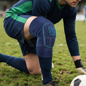 Gamme d'équipements de football en gros : Genouillères de gardien de but pour hommes et femmes en EVA, antidérapantes, respirantes, en tissu extensible, avec rembourrage renforcé pour les genoux - Product Image 5