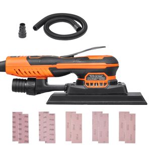 Levigatrice a disco EC brushless 240V 3A con 10 fogli di carta vetrata a velocità variabile per la finitura del legno - Product Image 1