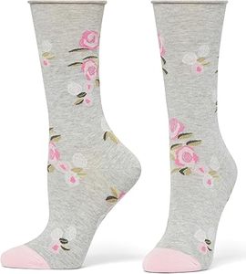 Antislip-Women's Striped Customized Bottom Logo Cuff Body Casual Knitted Breathable Eco-Friendly <b>Socks</b> - Product Image 4
