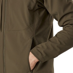 BigWood Sports Men's Winter Softshell Safari Jacket High Quality Waterproof Windbreaker Breathable Hooded <b>Thin</b> Polyester Outdoor - Product Image 2