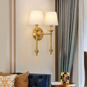 Lámpara de Pared de Latón Simple, Fabricada a Mano, para Habitación de Hotel, Sala de Estar, Dormitorio, Lámpara de Lectura - Product Image 4