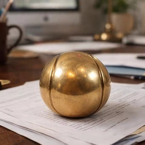 Durable Metal <b>Paperweight</b> For Daily Office Use And Elegant Table Decorative Stationery Accessory - Product Image 1