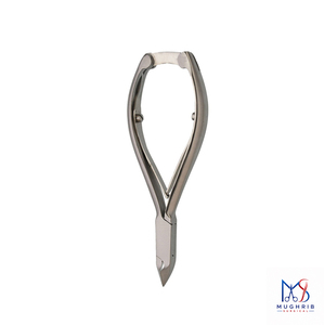 Cuticle Nipper 11 cm, <b>Box</b> Joint, D/Spring with <b>Lock</b> Stainless Steel Nail Nipper 12.5MM Flat Blade Sharp Tip - Product Image 6