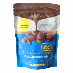 Global Shipping Wholesale High Quality Pure Chocolate HALAL OEM/ODM Real Dark Chocolate Button 58% Cocoa 1KG <b>Biscuits</b> Cookies - Product Image 1