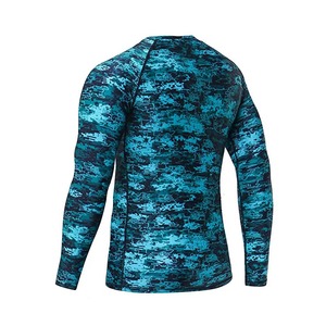 2026 Customized New Arrival <b>Compression</b> Fitness <b>Shirt</b> Rash Guard UPF50+ Eco-Friendly Spandex/Polyester Oem Wholesale High - Product Image 3