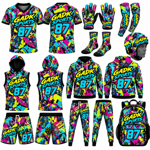 Uniforme de Fútbol 7 contra 7 para Jóvenes, Transpirable, Diseño Moderno, Ligero, para Entrenamiento, Servicio OEM, Venta al Por Mayor, MOQ Bajo - Product Image 4