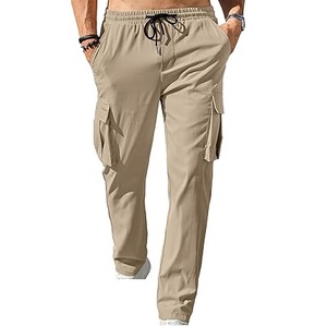 Men Waterproof Softshell Tactical <b>Cargo</b> <b>Pant</b> Vintage Winter Hiking Multi-Pockets Cotton <b>Work</b> Trouser Drawstring <b>Cargo</b> Track <b>Pant</b> - Product Image 1