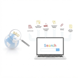 Servicios de expertos en SEO local y soluciones avanzadas de clasificación en mapas para una visibilidad superior en búsquedas locales - Product Image 1