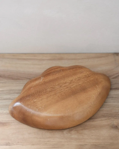 Bol de service vintage en bois d'acacia poli – Saladier écologique sculpté et bio pour les réceptions - Product Image 5
