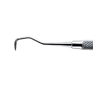 Instrumento Quirúrgico Dental Manual con Empuñadura Moleteada de Metal Plateado, Herramienta Clase I, Shuja Quirúrgica - Product Image 4