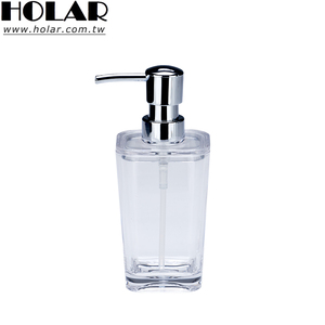 [Holar] Taiwan Made Home Supplies Shatterproof <b>Refillable</b> Classic Clear Household <b>Soap</b> Bottles for Home - Product Image 1