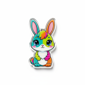 Paleta Profesional de Acrílico para Pestañas con Soporte Magnético para Pinzas, Diseño de Gato Adorable, para Aplicación de Extensiones de Pestañas en Salón - Product Image 3