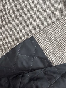 Manteau en laine croisé pour homme, à revers crantés, long, épais, à manches classiques, en tissu tissé, gris - Product Image 2