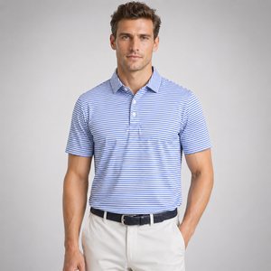 Chemises polo de golf personnalisées avec logo brodé, luxe, haute qualité, séchage rapide, extensibles, anti-humidité, décontractées, pour affaires - Product Image 3
