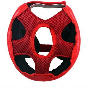 Wholesale High Quality Customized Leather Boxing <b>Head</b> Guard for Taekwondo & Kudo <b>Training</b>-Breathable Lightweight Protective - Product Image 5