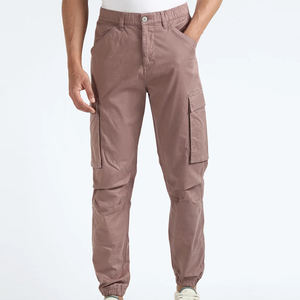 Pantalones Cargo Casuales para Hombre, Duraderos y Elegantes para Uso en Exteriores, Transpirables, de Poliéster y Elastano, Cintura Media, con Múltiples Bolsillos - Product Image 4