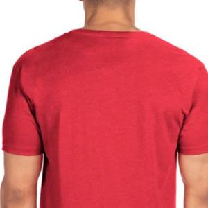 T-shirt personnalisé pour homme à col en V, en mélange de coton doux, léger et décontracté, idéal pour la personnalisation et la fabrication en marque blanche - Product Image 4