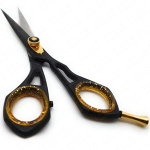 Premium <b>Barber</b> Hair Styling <b>Set</b> High Carbon Steel Scissors with Straight Razor and Styling Comb - Product Image 4