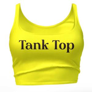 Customize Women Fashion Double Layer Cropped Gym Sports Tank Top Nylon Stretch Sculpt Fitted Adjustable <b>Padded</b> Yoga Tank - Product Image 6