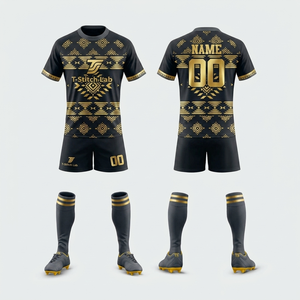 Nouvelle arrivée, service OEM, uniforme de rugby pour hommes à manches courtes, col rond, en polyester respirant, taille personnalisée, meilleur design - Product Image 2