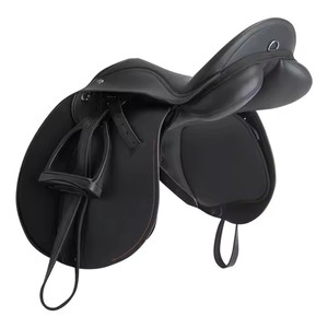 Vente en gros de selles de cheval de style occidental de haute qualité, personnalisables, en cuir, pour le saut d'obstacles, fabriquées au Pakistan, prix bas - Product Image 6