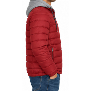 Veste matelassée personnalisée haut de gamme pour homme, manteau d'hiver chaud et isolé, vêtement d'extérieur décontracté, fournisseur en gros OEM ODM - Product Image 2