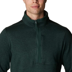Sudadera para Hombre de Color Sólido con Cierre de 1/4, Cuello Alto, Logotipo Personalizado, Resistente al Viento, para Correr - Product Image 5