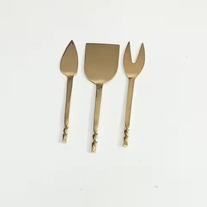 ชุดมีดชีสแบบศิลปะ สแตนเลสสตีล อุปกรณ์ตัดชีส ชุดเสิร์ฟในครัว อุปกรณ์เตรียมอาหาร - Product Image 4