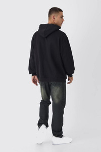 Unisex 100% Cotton Zipper-Up Hoodies New Design Quick Dry Winter Sweatshirts with Custom Logo Plain Dyed for Men - Product Image 2