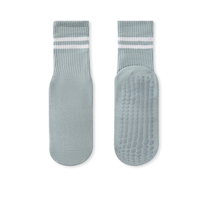 Calcetines de Yoga para Hombre al por Mayor, Nueva Tendencia, con Logotipo Personalizado, Spandex/Poliéster, Forro de Algodón Transpirable y Ecológico, Amortiguación de Alta Calidad - Product Image 6