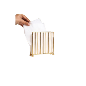 Modern Style Stainless Steel Tabletop Napkin <b>Tissue</b> <b>Holder</b> Eco-Friendly the FASHION CRAFT TFC 150 for <b>Kitchen</b> Restaurant Wedding - Product Image 1