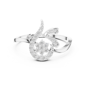 Bague de fête élégante 14K en argent bijoux CZ - Product Image 4