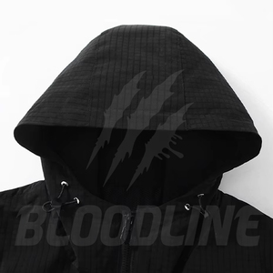 BLOODLINE INTERNATIONAL Men's Color Blocking <b>Waterproof</b> Breathable Windproof Eco-Friendly <b>Thin</b> Puffer <b>Jacket</b> Zipper Closure - Product Image 2