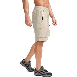 Shorts de cyclisme personnalisés bleu nuit tricotés de haute qualité, imperméables, écologiques, à séchage rapide, avec poches, taille haute, doux et respirants - Product Image 2