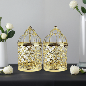 Portavelas Hecho a mano Premium Look Hierro Alambre Linterna Diseño decorativo Vela Linterna Fancy Metal Vela Linterna - Product Image 2