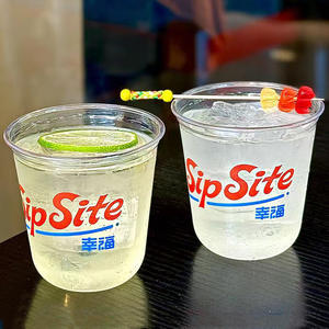 Vasos <span class=keywords><strong>de</strong></span> Plástico Desechables Transparentes para Café, Té <span class=keywords><strong>de</strong></span> Burbujas, con Logotipo Personalizado, <span class=keywords><strong>de</strong></span> 16oz, 20oz, 24oz, en Forma <span class=keywords><strong>de</strong></span> U, con Bandeja Insertable y Tapas <span class=keywords><strong>de</strong></span> Domo - Product Image 5