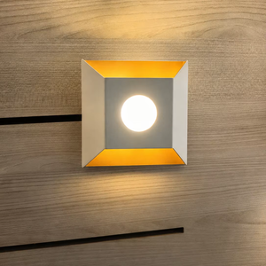 Lampe murale extérieure LED bidirectionnelle blanc chaud LED 5W CRI≥80 CT 3000K Matériel : Acier + Acrylique Hauteur 130mm IP65 - Product Image 1