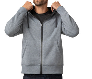 Zunaira Industry Custom Zipper <b>Hoodie</b> Pakistan Sialkot OEM ODM Factory Supplier Men's <b>Black</b> <b>Zip</b>-<b>Up</b> Solid Winter 100% Cotton - Product Image 3