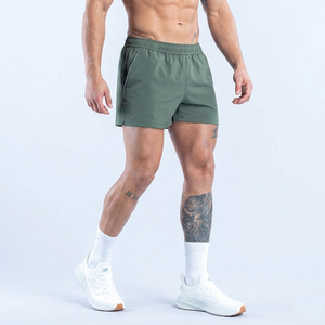 Shorts d'entraînement pour hommes de qualité supérieure, séchage rapide, respirants, avec logo personnalisé, cordon de serrage interne, shorts de sport pour hommes - Product Image 3