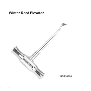 เครื่องมือถอนฟันแบบแมนนวล Ergonomic War-Wick James Root Elevator ผลิตจากสแตนเลสโดย Roboz Tech ประเทศปากีสถาน - Product Image 6