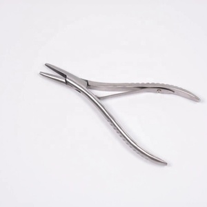 Pince à extensions capillaires en acier inoxydable de qualité chirurgicale supérieure, en forme de U, pour retirer micro-anneaux/maillons/perles - Product Image 2