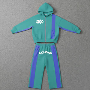 Custom Men's Performance Cotton Tracksuit Premium Sports <b>Set</b> Private Label OEM Clothing Manufacturer - Product Image 3