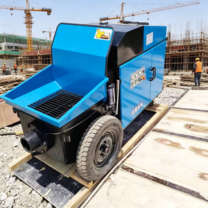 Mini pompe à béton diesel sur remorque 15m³/h haute pression pour petits projets de construction, CE, <span class=keywords><strong>prix</strong></span> usine - Product Image 3